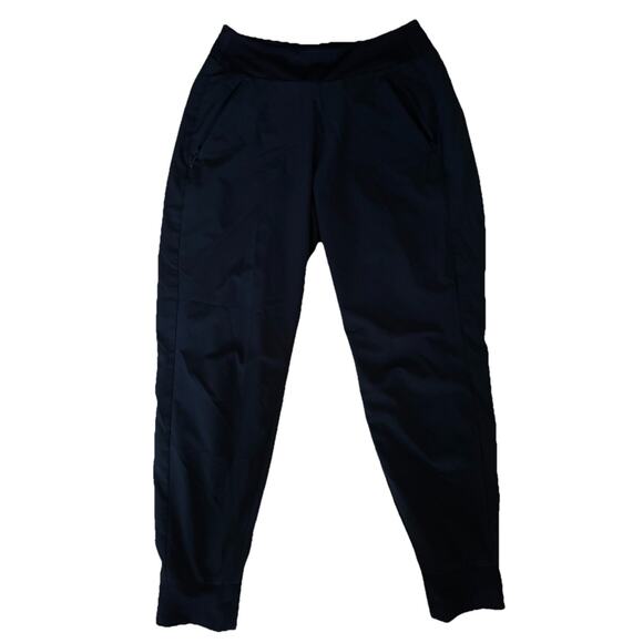 ATHLETA Lined Soho Jogger Pants Lightweight Athleisure Black Womens Size 4 - Picture 1 of 9